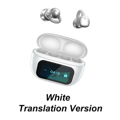 Ear Clip-on Smart Color Screen Intelligent Translation Headset
