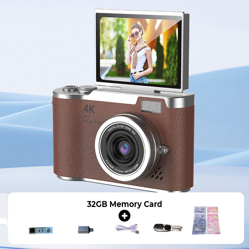4K HD Flip-Screen Digital Camera