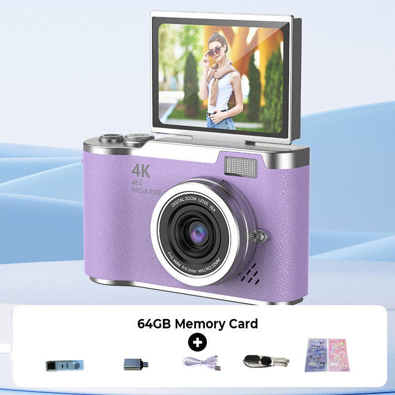 4K HD Flip-Screen Digital Camera